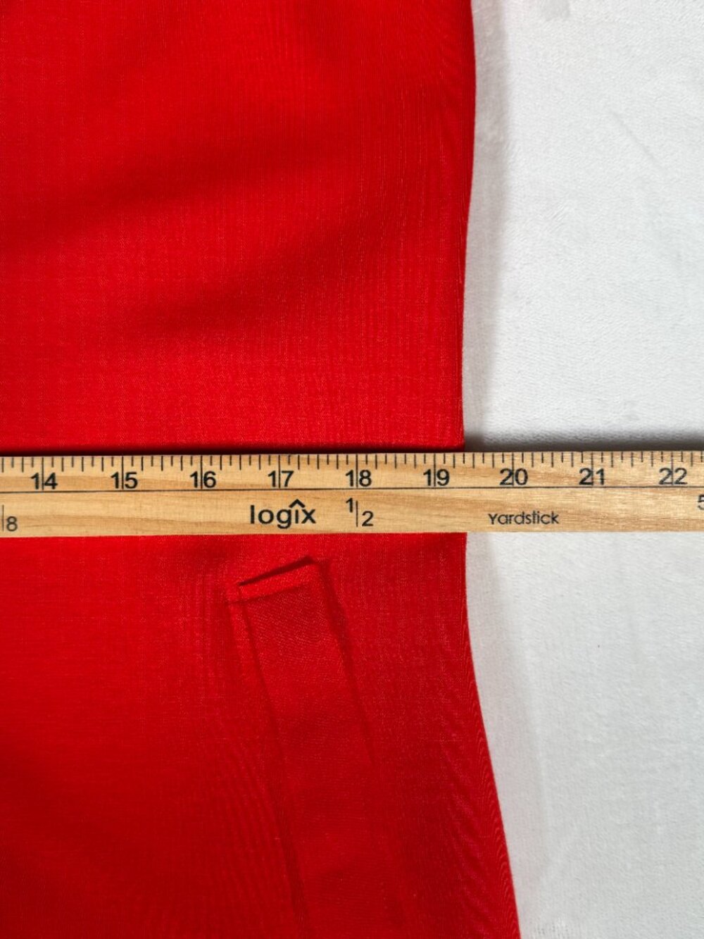 Carolina Belle Montreal Blazer Coat Women Size L Red Long Stretch Snap Closure - Picture 6 of 16